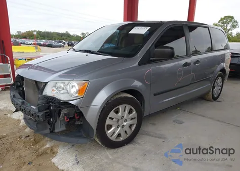 2016 Dodge Grand Caravan American Value Pkg from USA, damaged, VIN 2C4RDGBG0GR252295